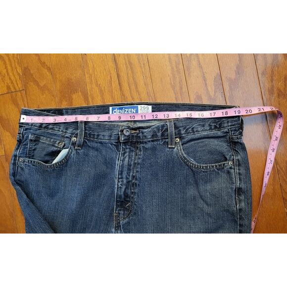 DENIZEN from Levi's Men's Loose Relaxed Fit Blue Denim Jeans Size 38x33 (Actual) - Picture 12 of 15